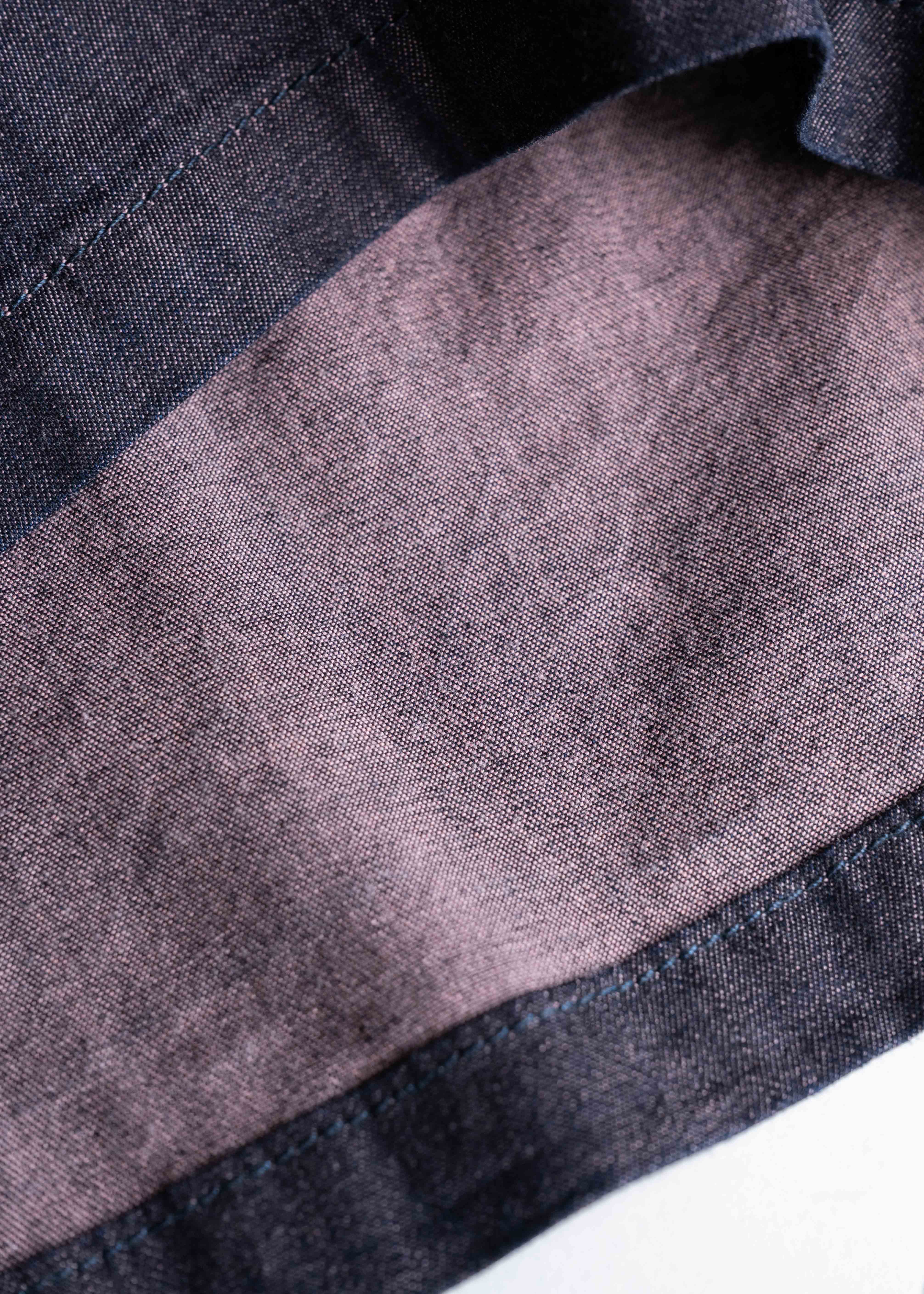 Denim Henley Tee / INDIGO / SAKURA / ECRU