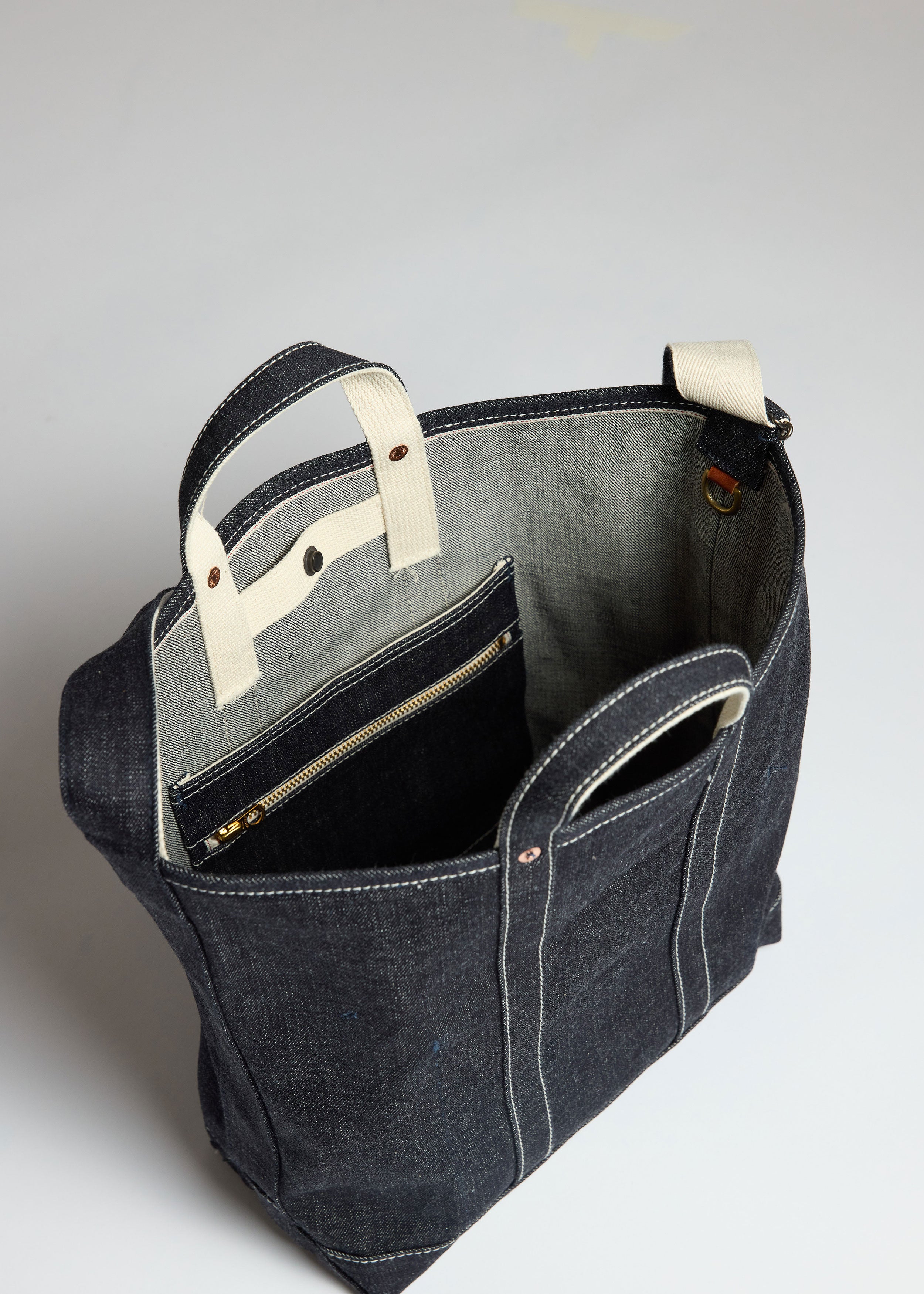 Shoulder Tote Bag / INDIGO