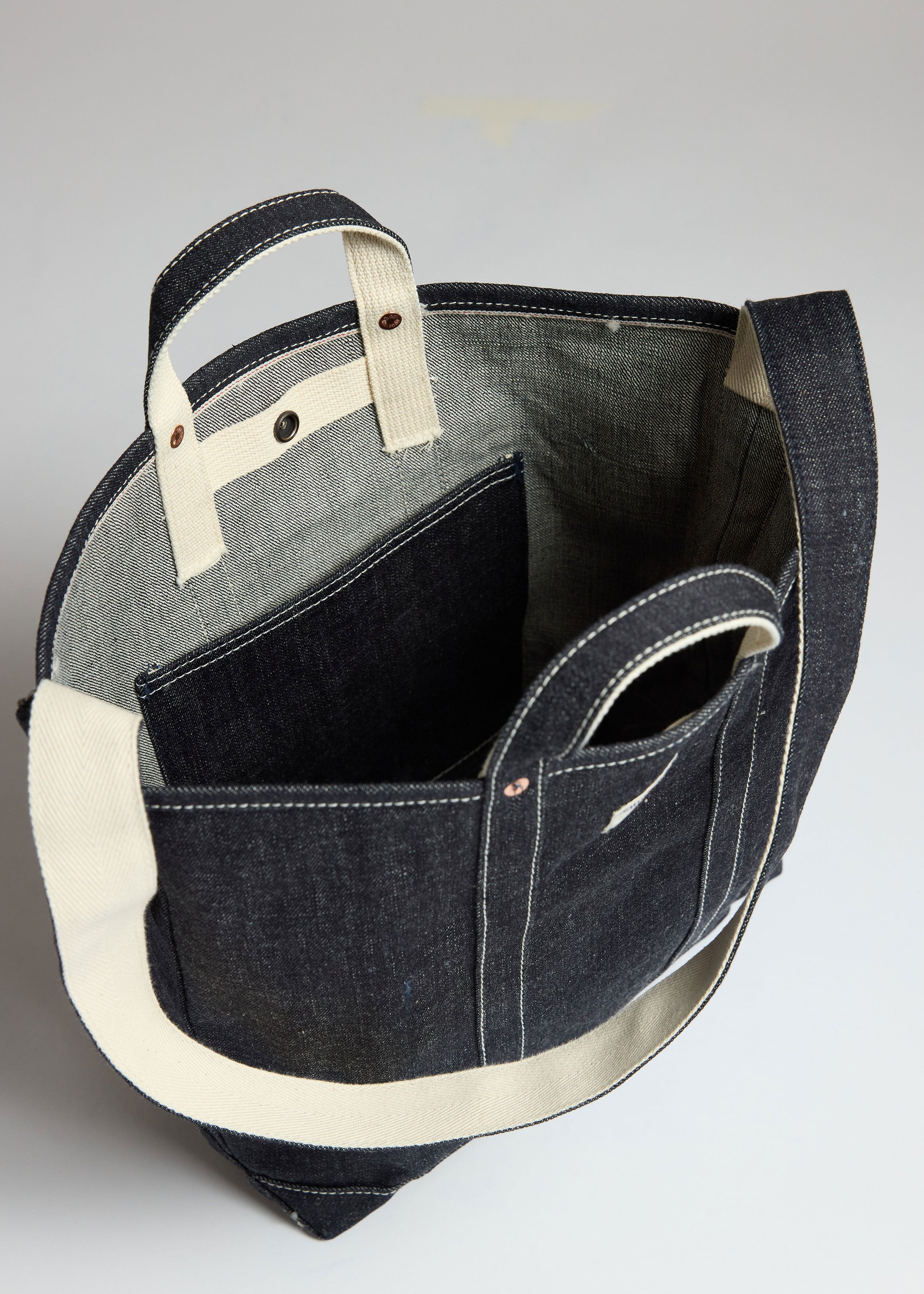 Shoulder Tote Bag / INDIGO