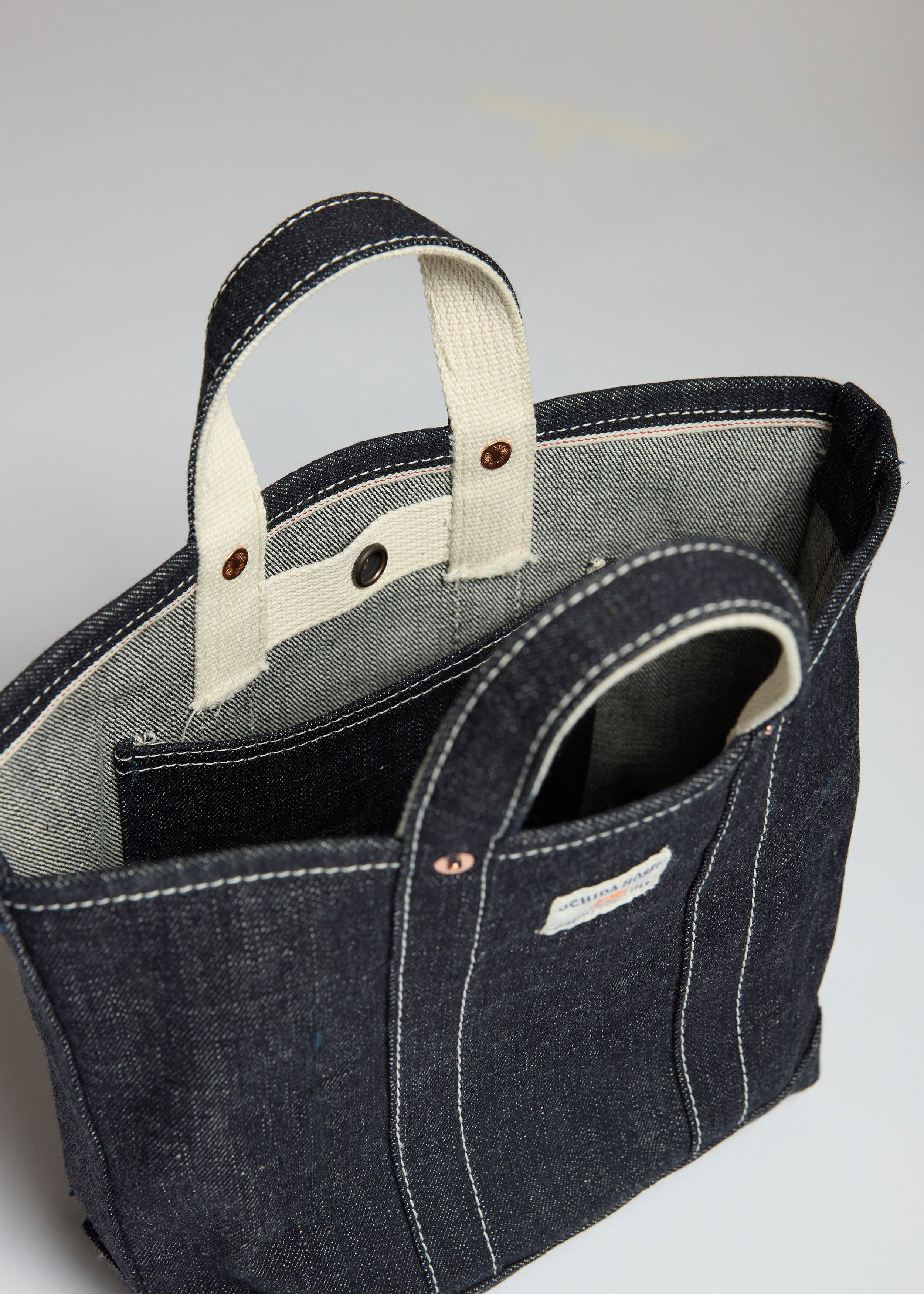Mini Tote Bag / INDIGO