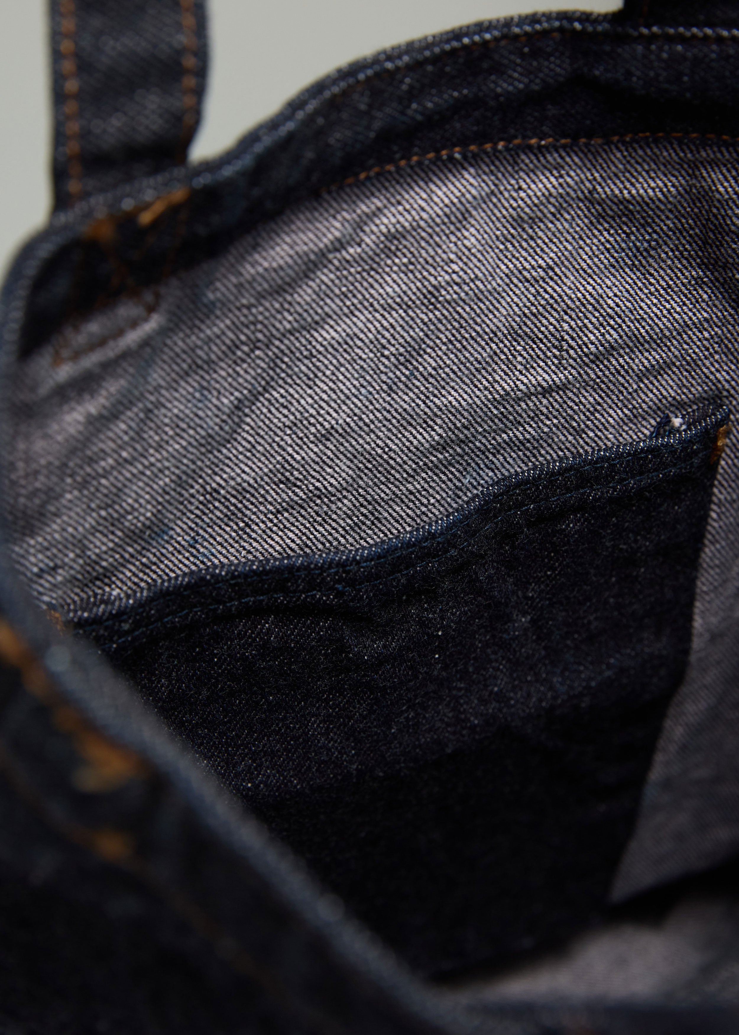 Flat Tote Bag / INDIGO・SAKURA