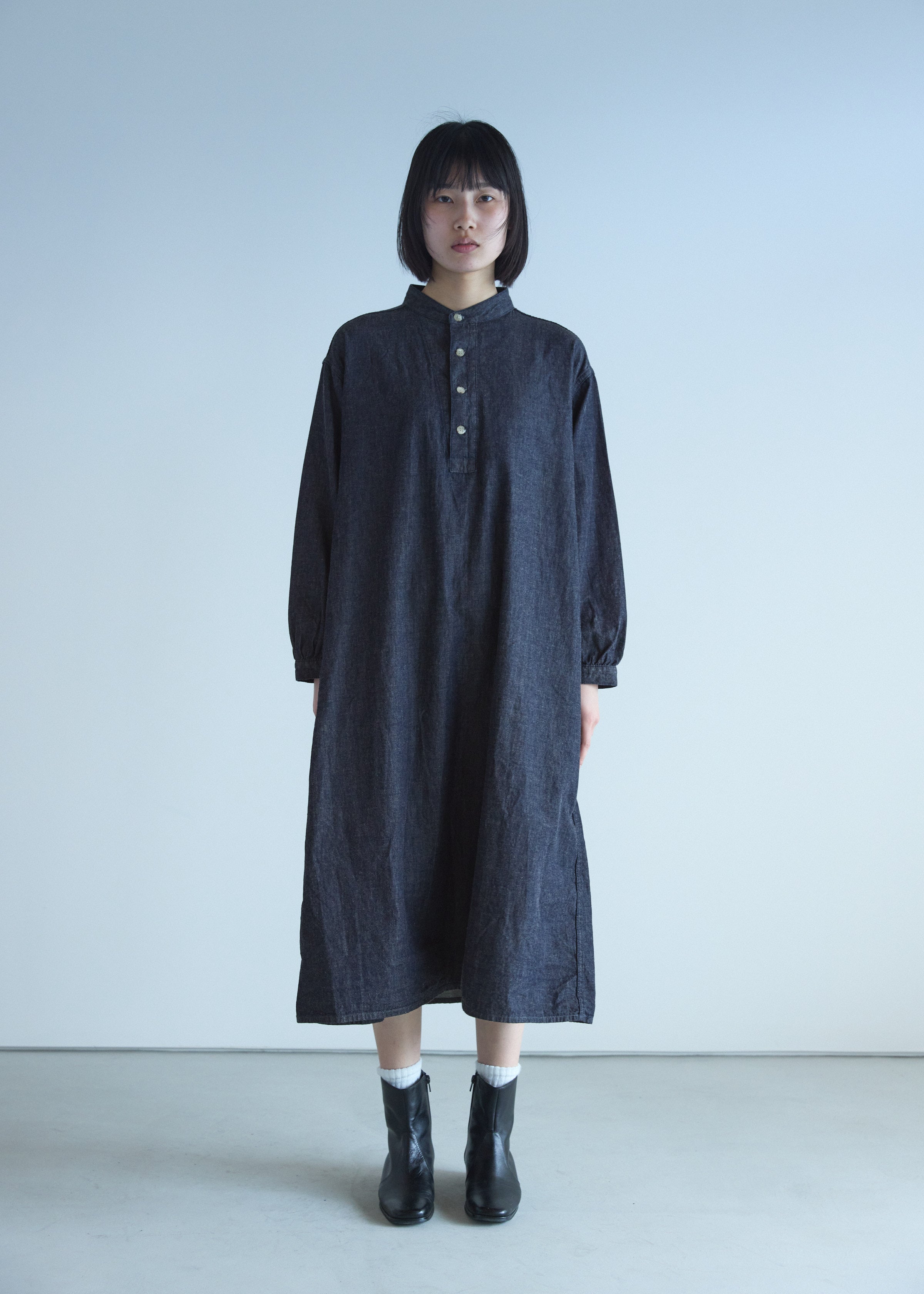 Classic Pullover Dress / INDIGO