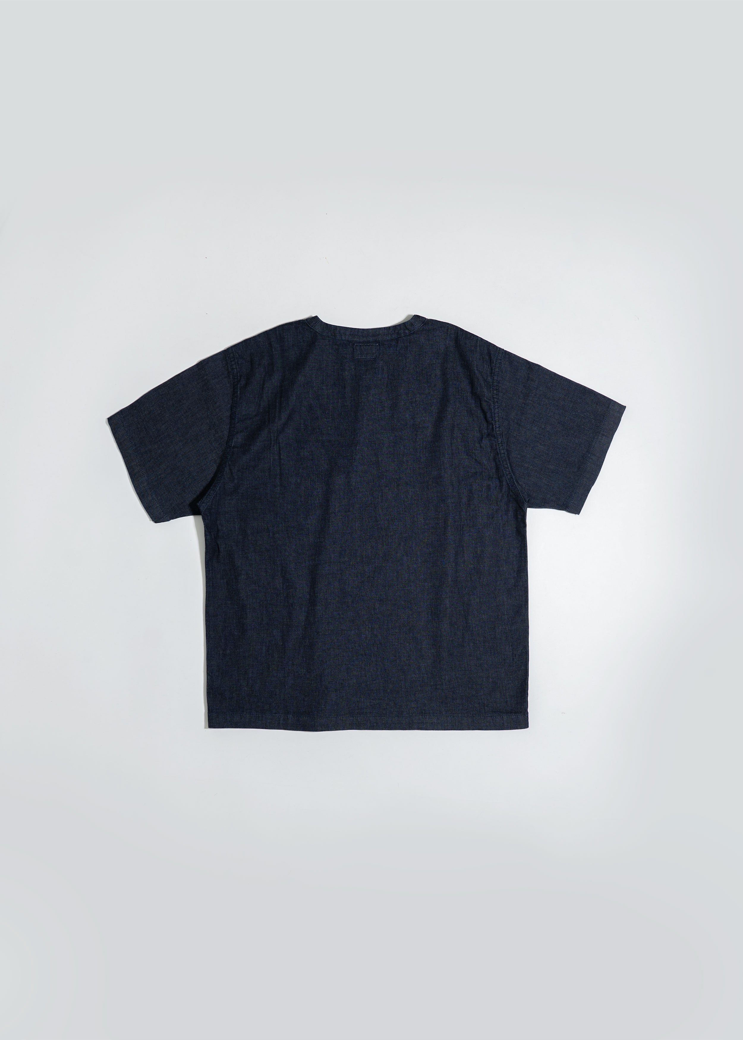 Denim Henley Tee / INDIGO / SAKURA / ECRU