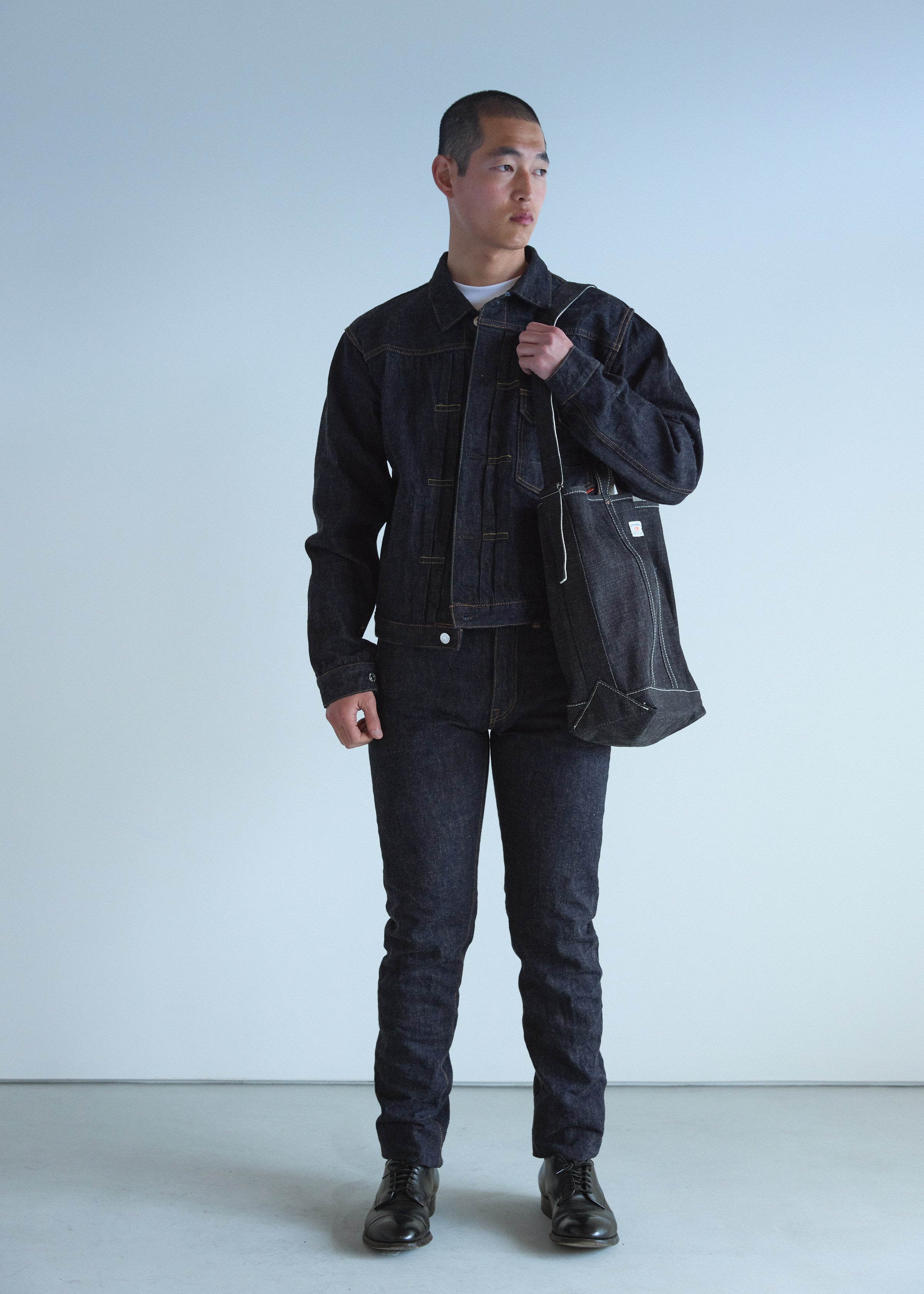 Shoulder Tote Bag / INDIGO
