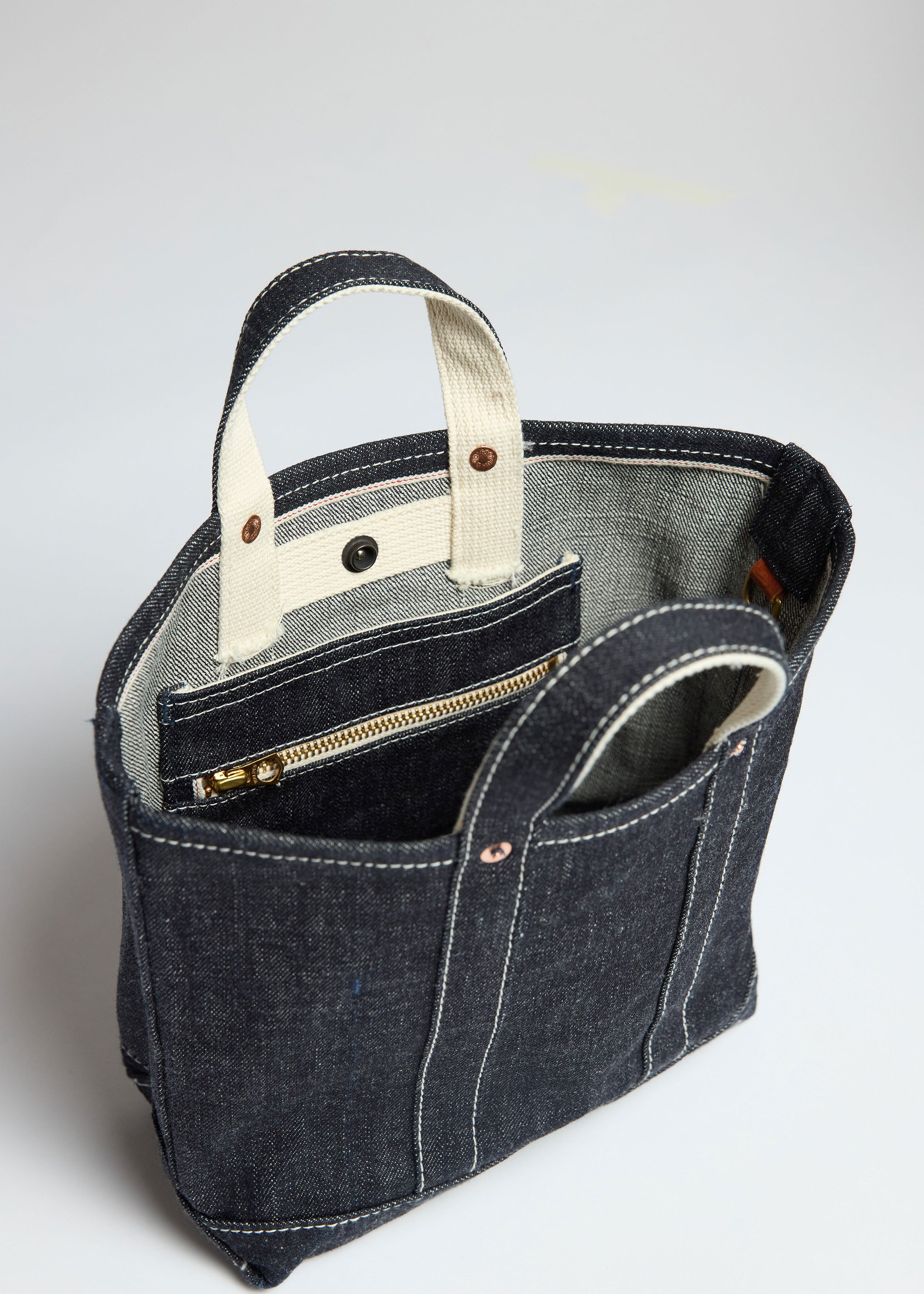 Mini Tote Bag / INDIGO