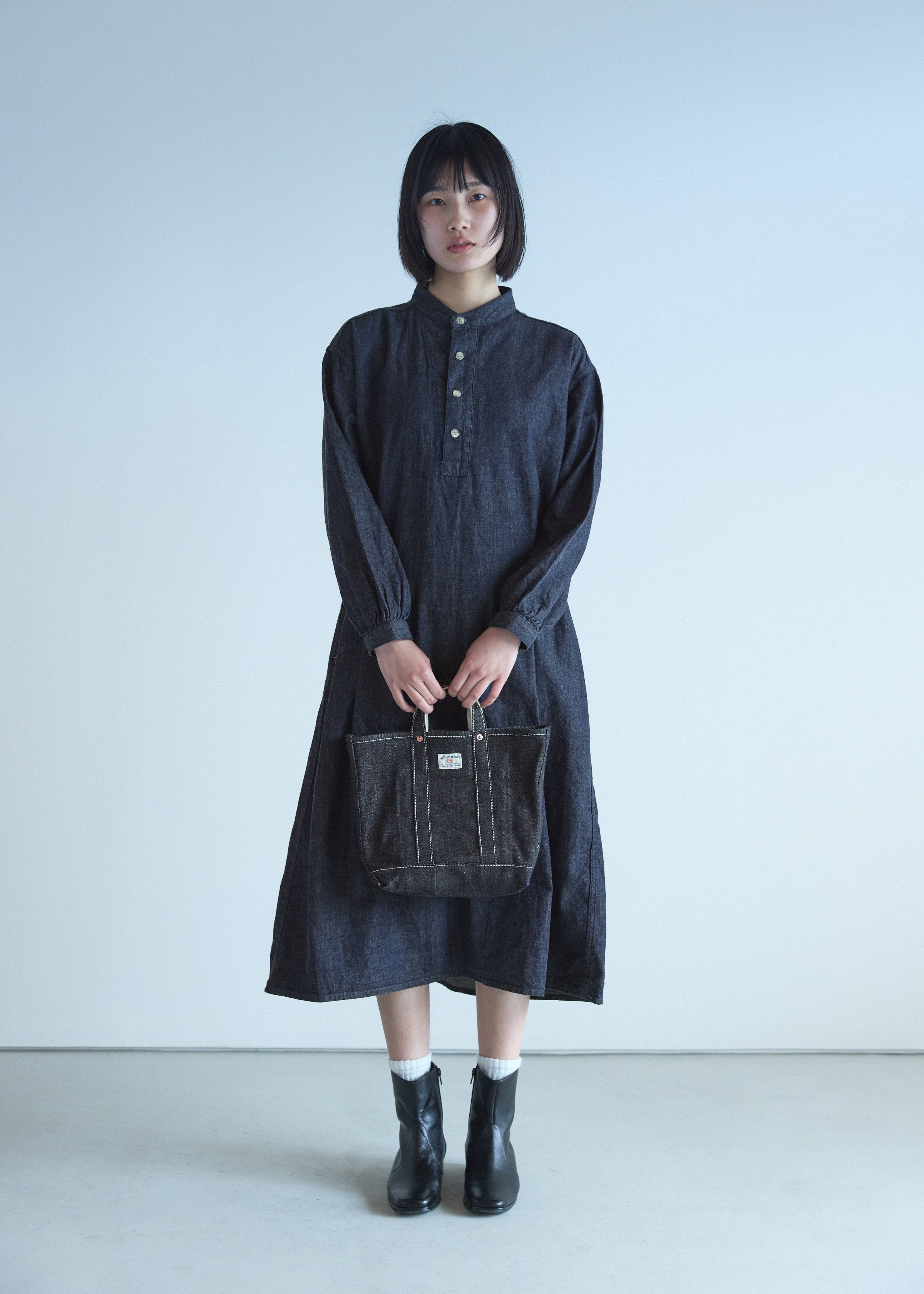 Mini Tote Bag / INDIGO